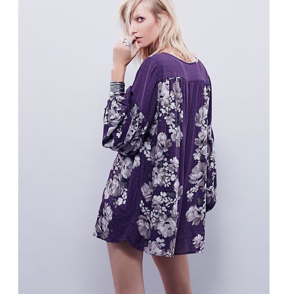 NWOT Free People Sunset Boulevard Floral Romper - Picture 5 of 8